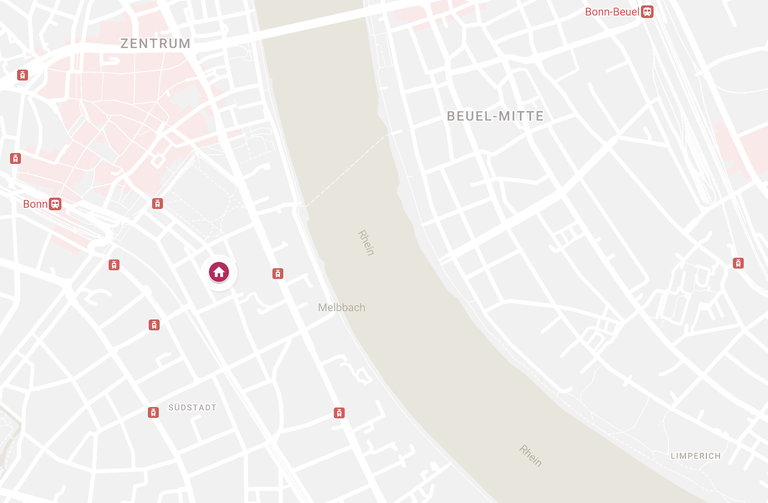 Map Bonn